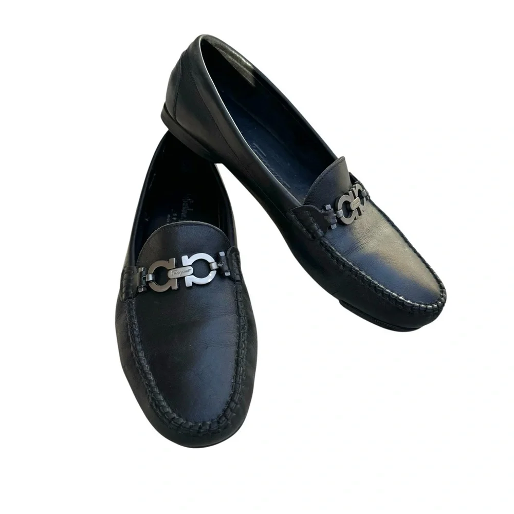 Salvatore Ferragamo Horsebit Flats Gancini Loafers Women’s